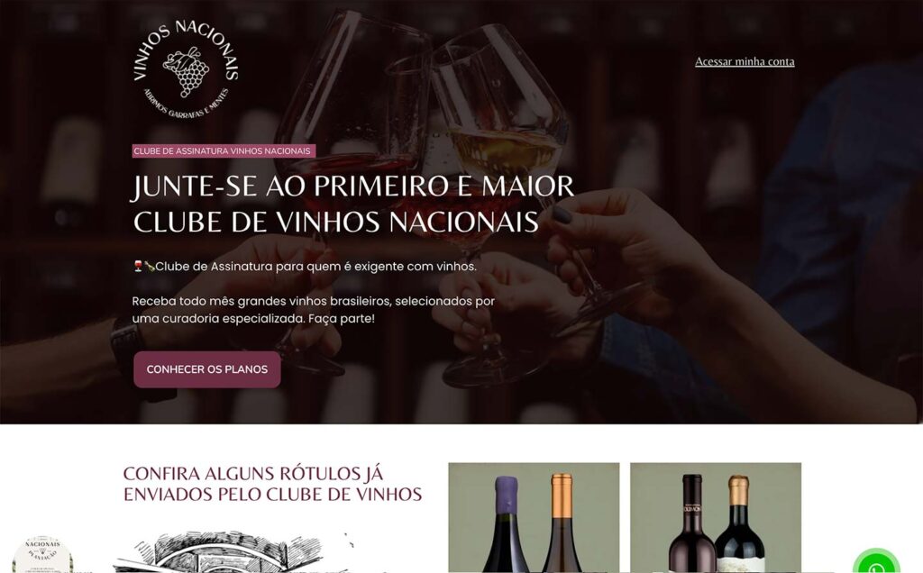 clube vinhos nacionais